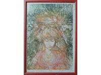 Tablou, grafică, pictor N. Atanasov, 2003