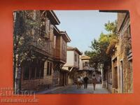 BULGARIA CĂRȚI POȘTALE CĂLĂTORIE SOZOPOL CASE VECHI 1985 RDG