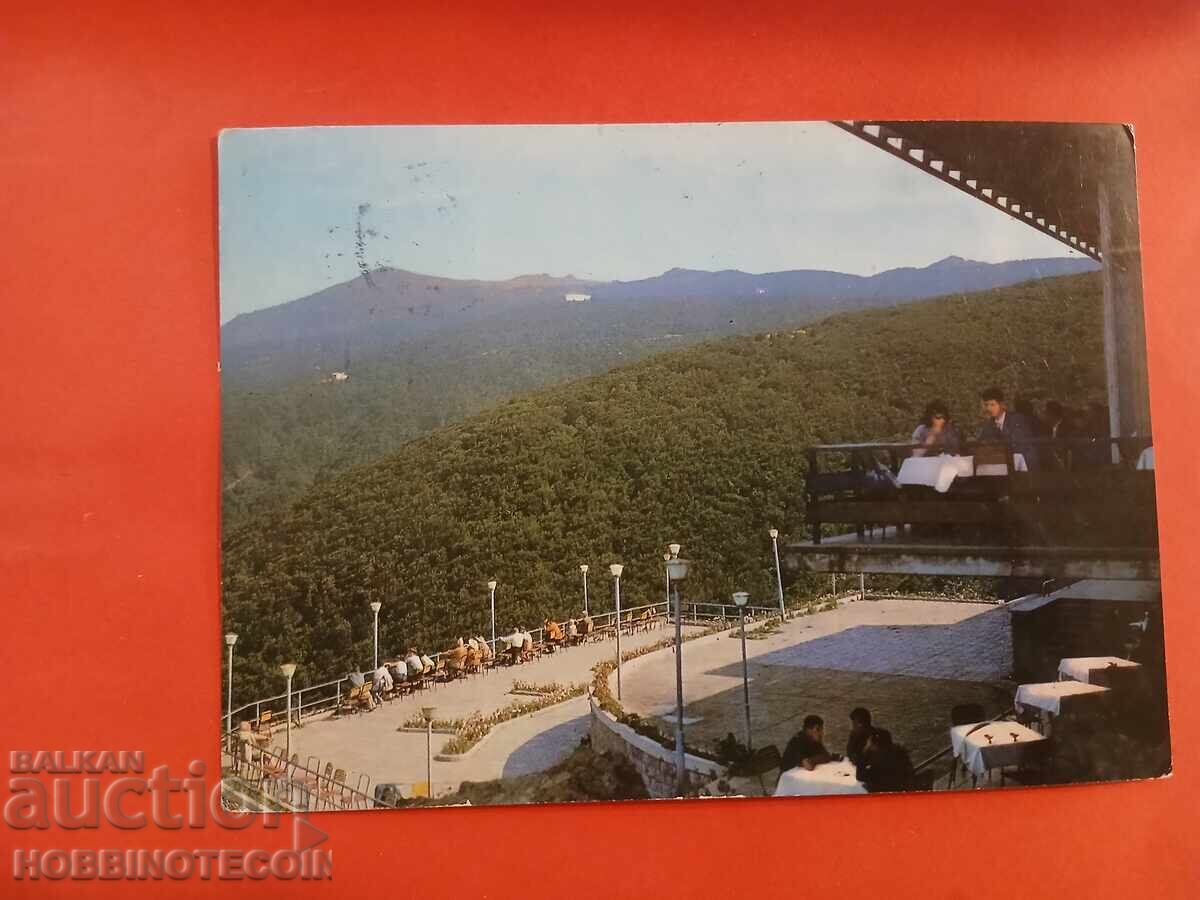 BULGARIA CĂRȚI POȘTALE CĂLĂTORIE VITOȘA COPITA 1968 RDG