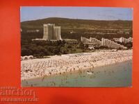 BULGARIA TRAVEL POSTCARD ALBENA 1984 GDR