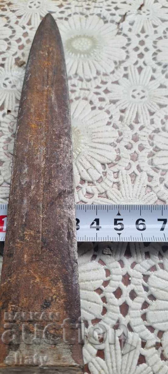 Παλιό μαχαίρι με λαβή από κέρατο - 5 Παλιό μαχαίρι με λαβή από κέρατο - 5