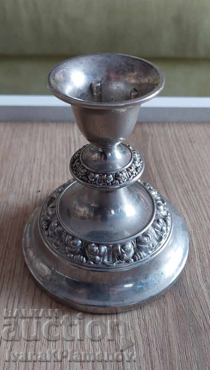 Silver-plated candlestick for connoisseurs with price € 15.34 | 30.00 BGN Silver-plated candlestick for connoisseurs with price € 15.34 | 30.00 BGN