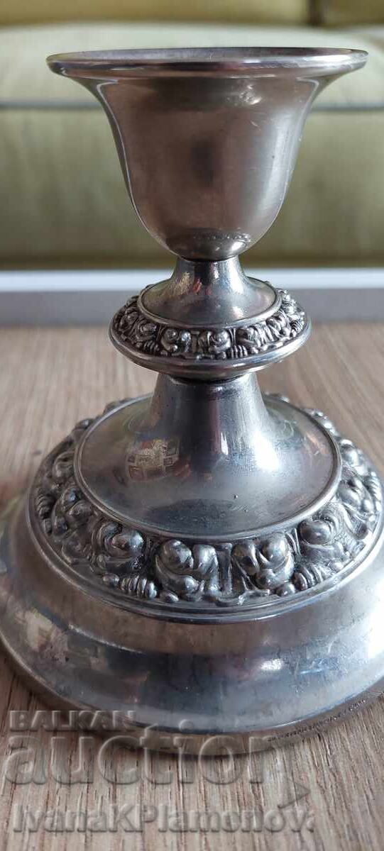 Delivery of Silver-plated candlestick for connoisseurs Delivery of Silver-plated candlestick for connoisseurs