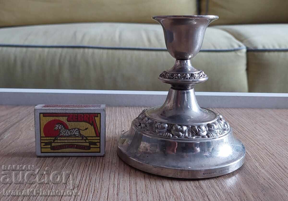 Свещник посребрен за ценители - 5