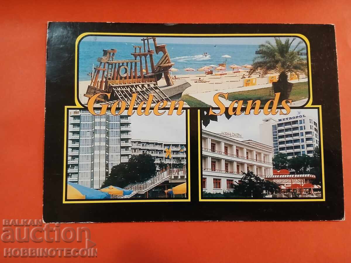 БЪЛГАРИЯ ПЪТУВАЛА КАРТИЧКА ЗЛАТНИ ПЯСЪЦИ 1997 ГЕРМАНИЯ БЪЛГАРИЯ ПЪТУВАЛА КАРТИЧКА ЗЛАТНИ ПЯСЪЦИ 1997 ГЕРМАНИЯ