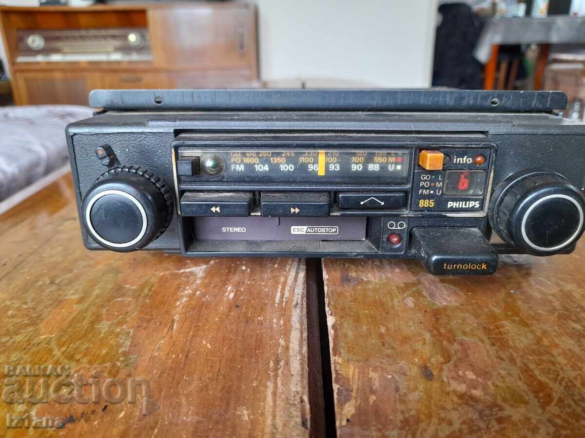 Παλιό ραδιοκασετόφωνο αυτοκινήτου Philips 885 με τιμή 80.00 BGN | € 40.90 Παλιό ραδιοκασετόφωνο αυτοκινήτου Philips 885 με τιμή 80.00 BGN | € 40.90