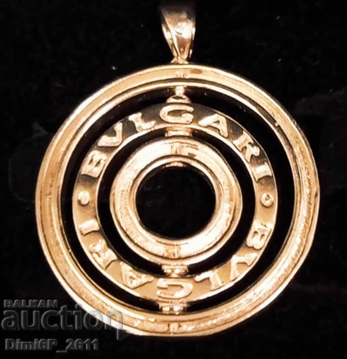 Colier argint 925 BVLGARI, pandantiv