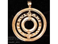 Silver necklace 925 BVLGARI, pendant