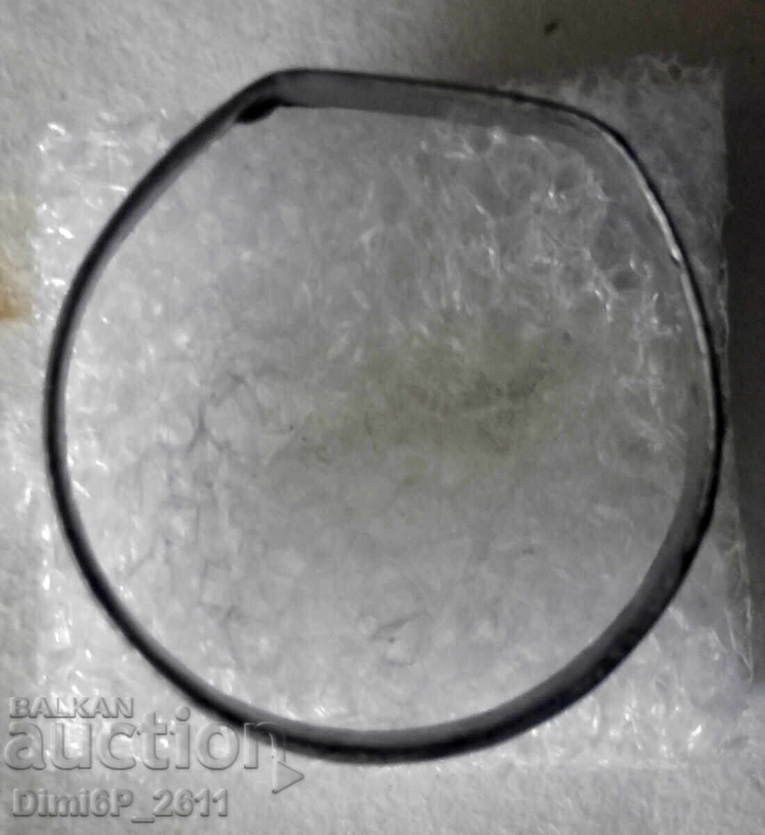 Auction  Silver Antique Victorian Ring Memento Mori