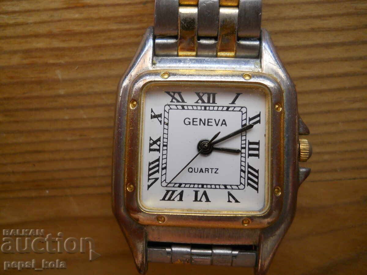 Retro Ladies Quartz Watch "Geneva" Switzerland