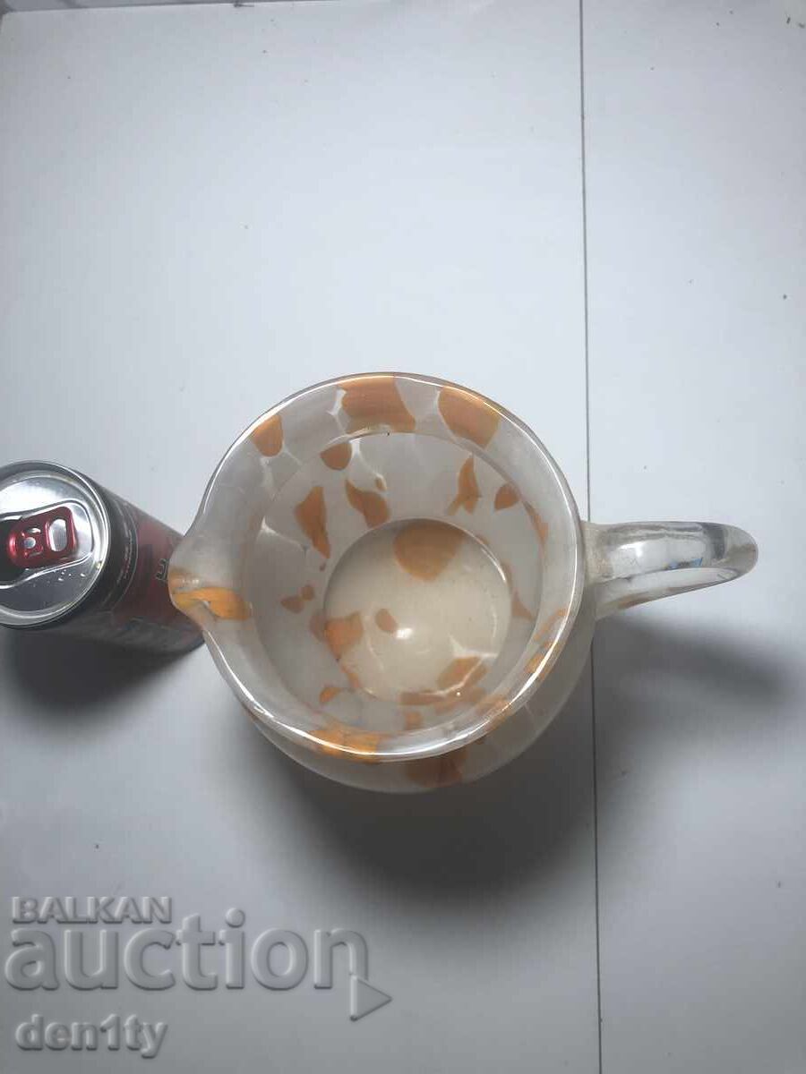 голяма стъклена кана/кана тип мурано с цена 45.00 лв. | € 23.01