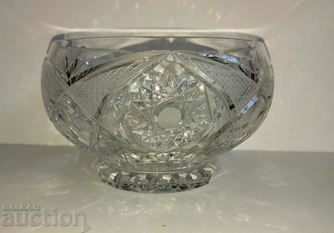 ΚΡΥΣΤΑΛΛΙΝΟ ΕΞΑΙΡΕΤΙΚΑ ΣΠΑΝΙΟ ΜΕΓΑΛΟ ΚΥΠΕΛΛΟ ΓΙΟΥΓΚΟΣΛΑΒΙΚΟΥ ΛΑΪΚΟΥ ΣΤΡΑΤΟΥ - 5