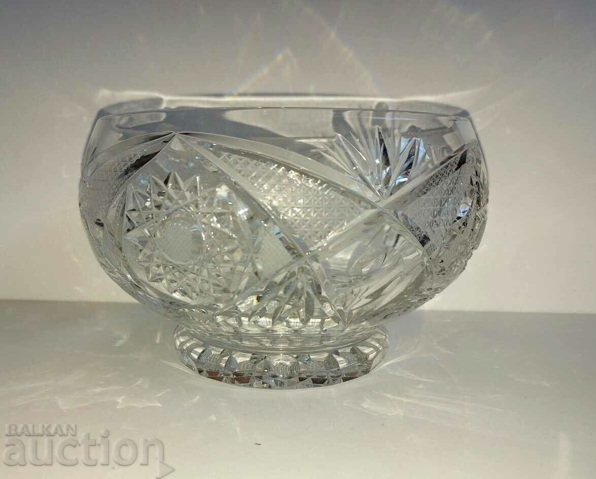 ΚΡΥΣΤΑΛΛΙΝΟ ΕΞΑΙΡΕΤΙΚΑ ΣΠΑΝΙΟ ΜΕΓΑΛΟ ΚΥΠΕΛΛΟ ΓΙΟΥΓΚΟΣΛΑΒΙΚΟΥ ΛΑΪΚΟΥ ΣΤΡΑΤΟΥ - 6