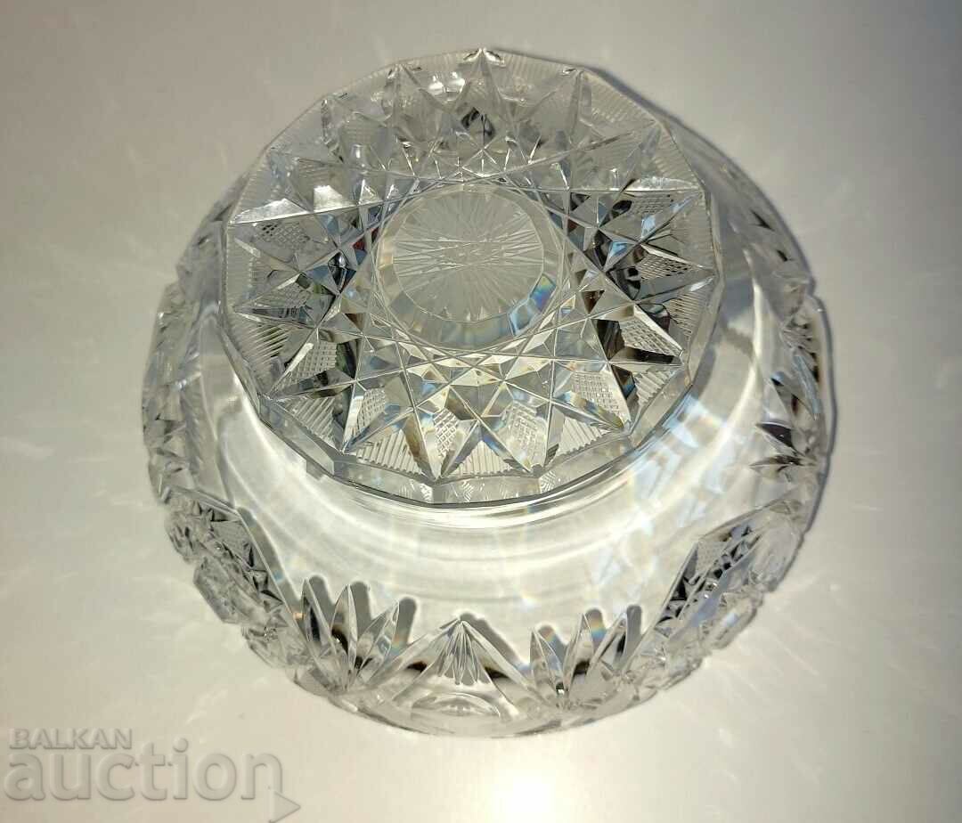 ΚΡΥΣΤΑΛΛΙΝΟ ΕΞΑΙΡΕΤΙΚΑ ΣΠΑΝΙΟ ΜΕΓΑΛΟ ΚΥΠΕΛΛΟ ΓΙΟΥΓΚΟΣΛΑΒΙΚΟΥ ΛΑΪΚΟΥ ΣΤΡΑΤΟΥ - 7