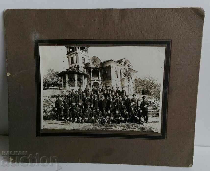 CABIA MILITARA MASA TARNOVO FOTO FOTOGRAFIE CARTON