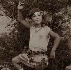 1930 ETROPOLE CHILD GIRL CHILD PICTURE PHOTOGRAPH CARDBOARD - 5