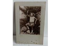 1930 ETROPOLE COPIL FATA COPIL POZ FOTOGRAFIE CARTON