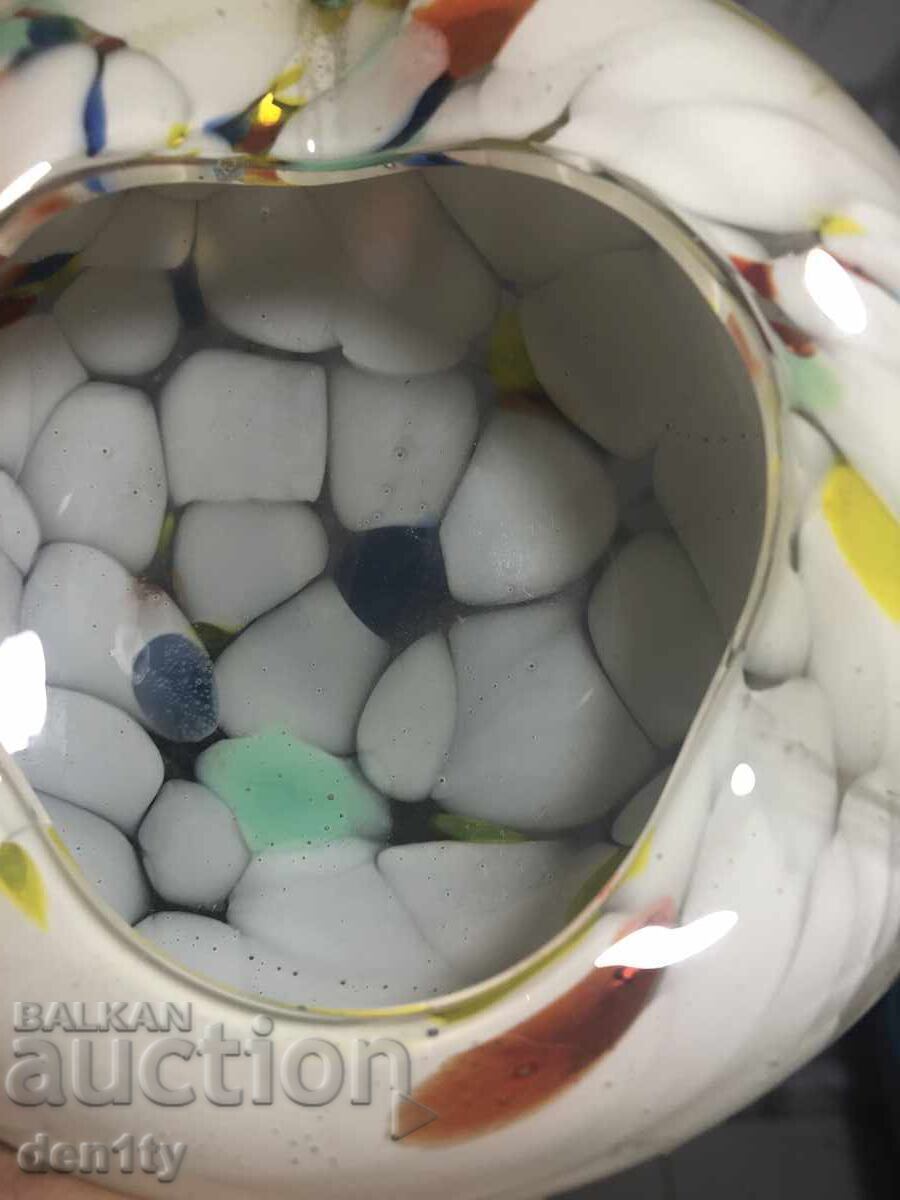 стъклен пепелник, тип мурано - 5