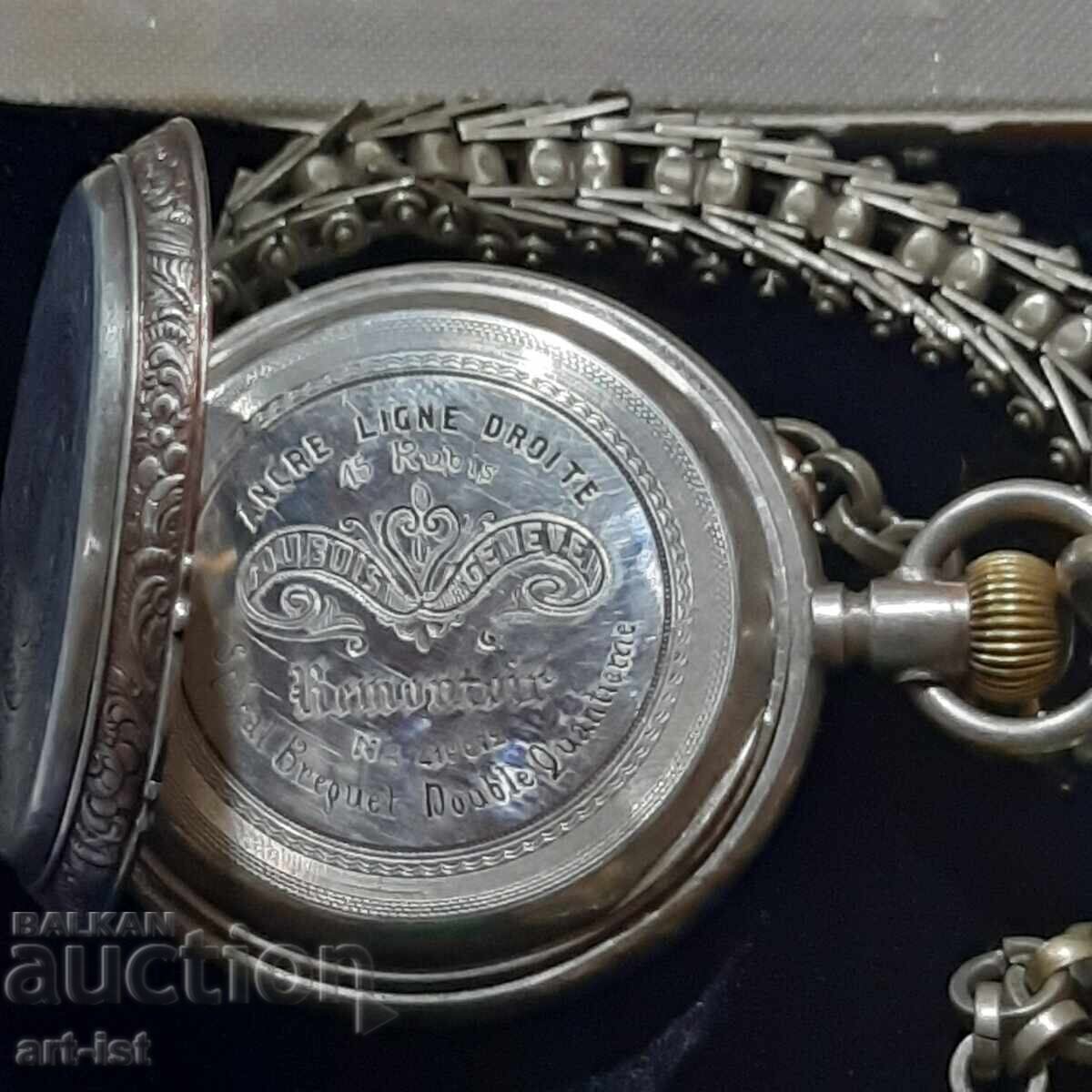 Delivery of Unique Silver Swiss Watch DUBOIS