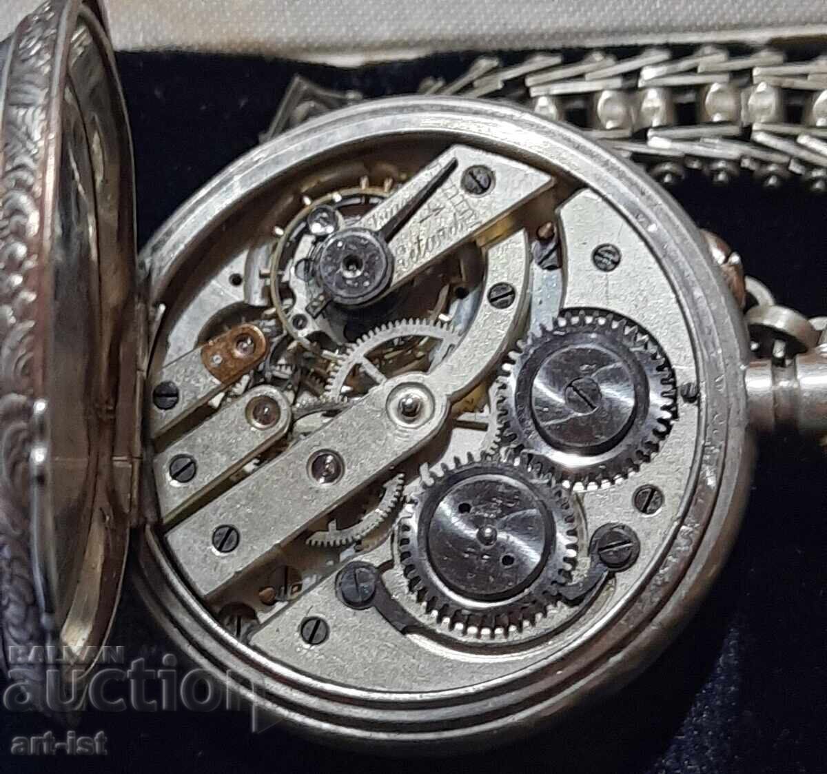 Unique Silver Swiss Watch DUBOIS - 5