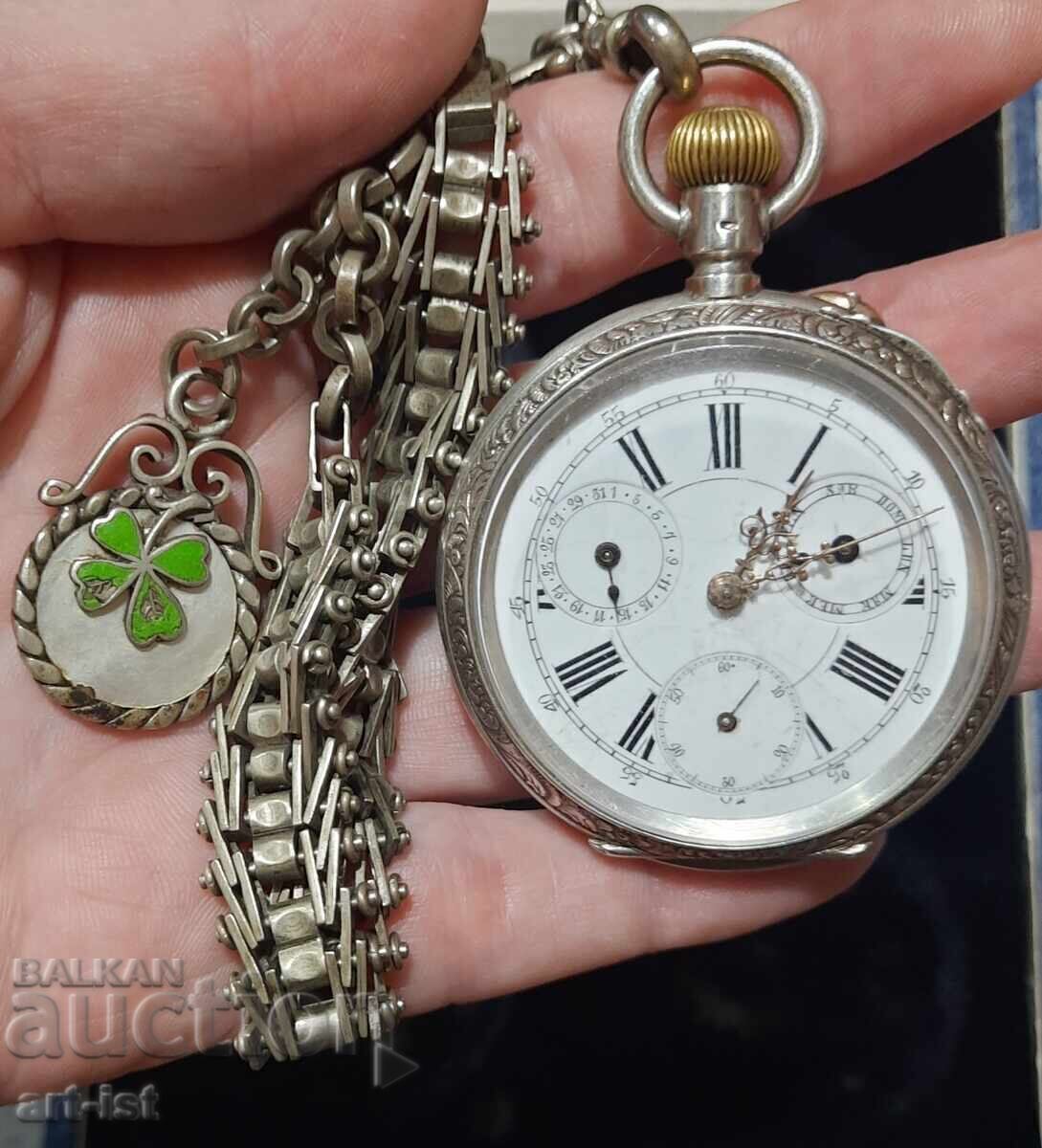 Unique Silver Swiss Watch DUBOIS - 6