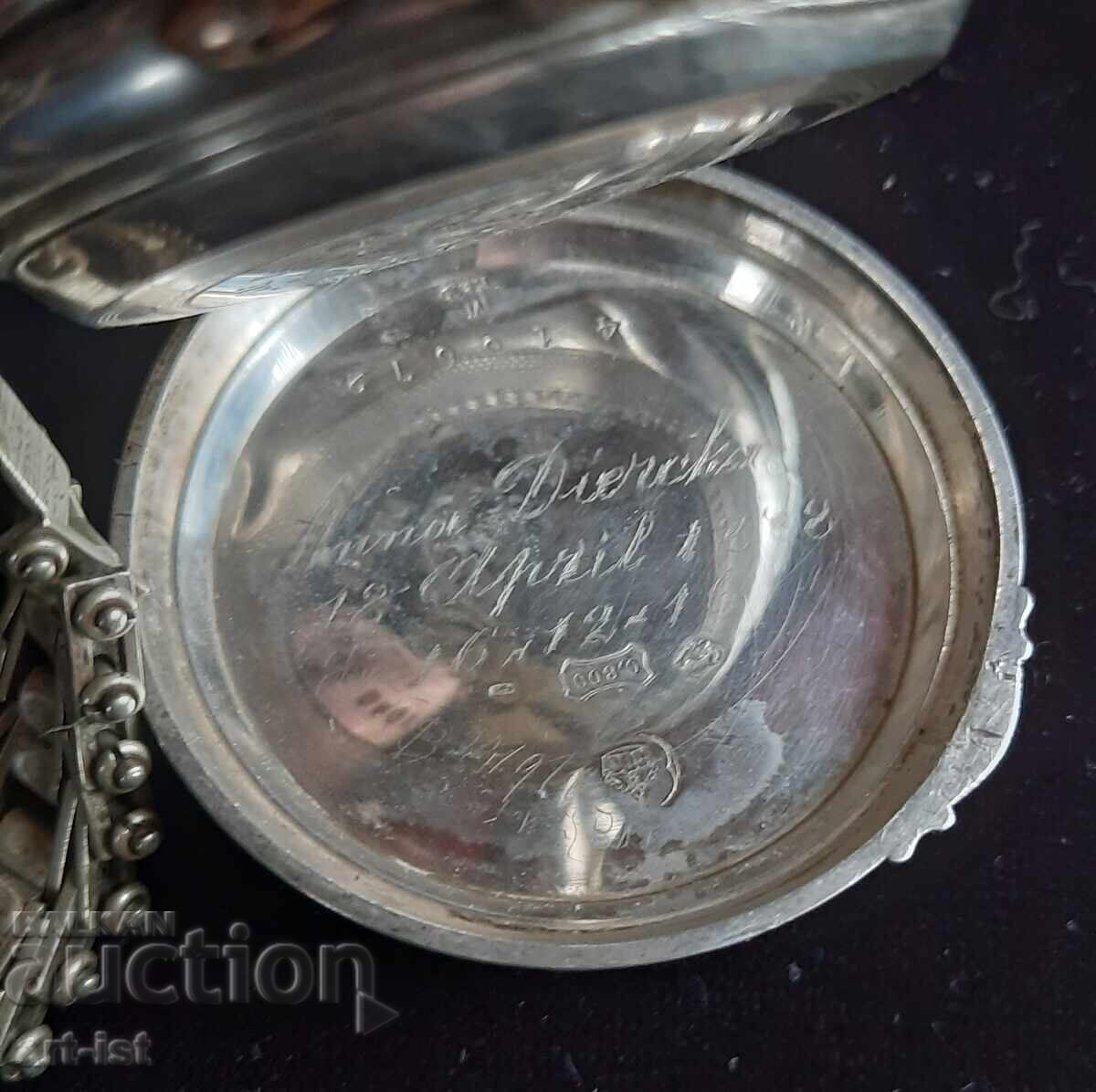 Unique Silver Swiss Watch DUBOIS - 7