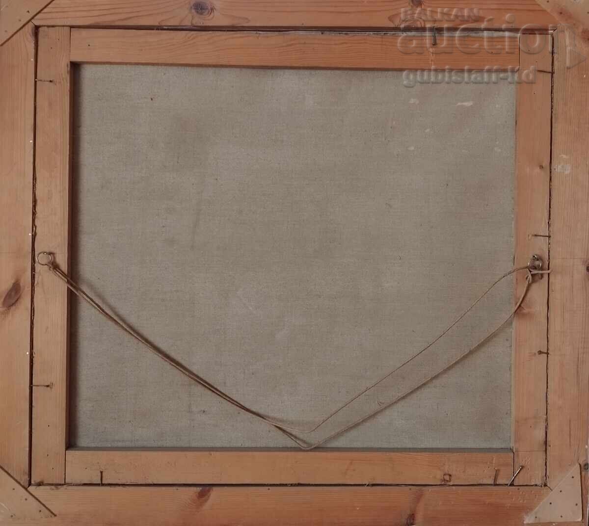 Painting "Ruse-River Station", 1970, artist K. Stanchev (1906-1988) - 7