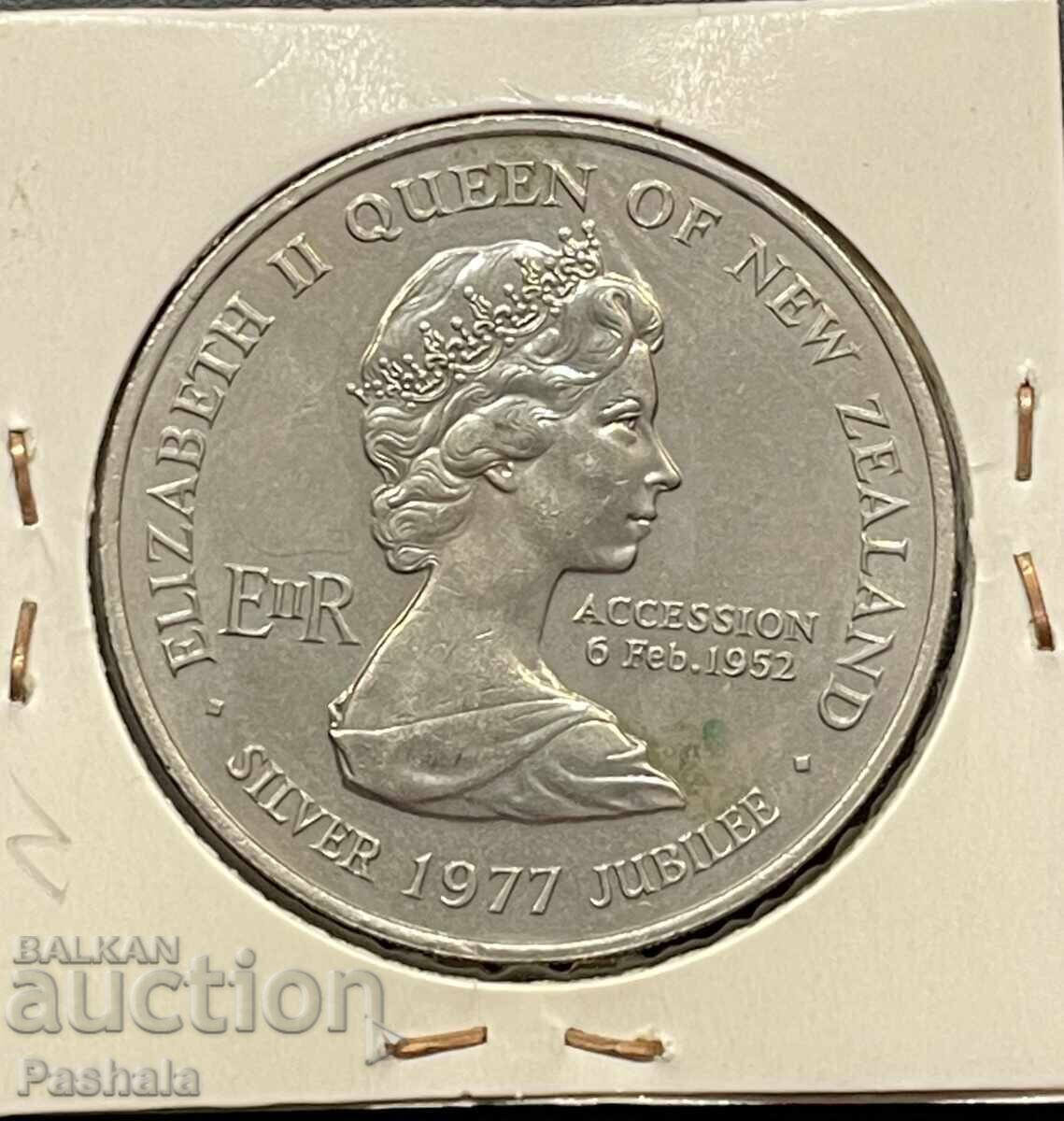 Нова Зеландия  1 долар 1977 г. с цена € 10.00 | 19.56 лв.