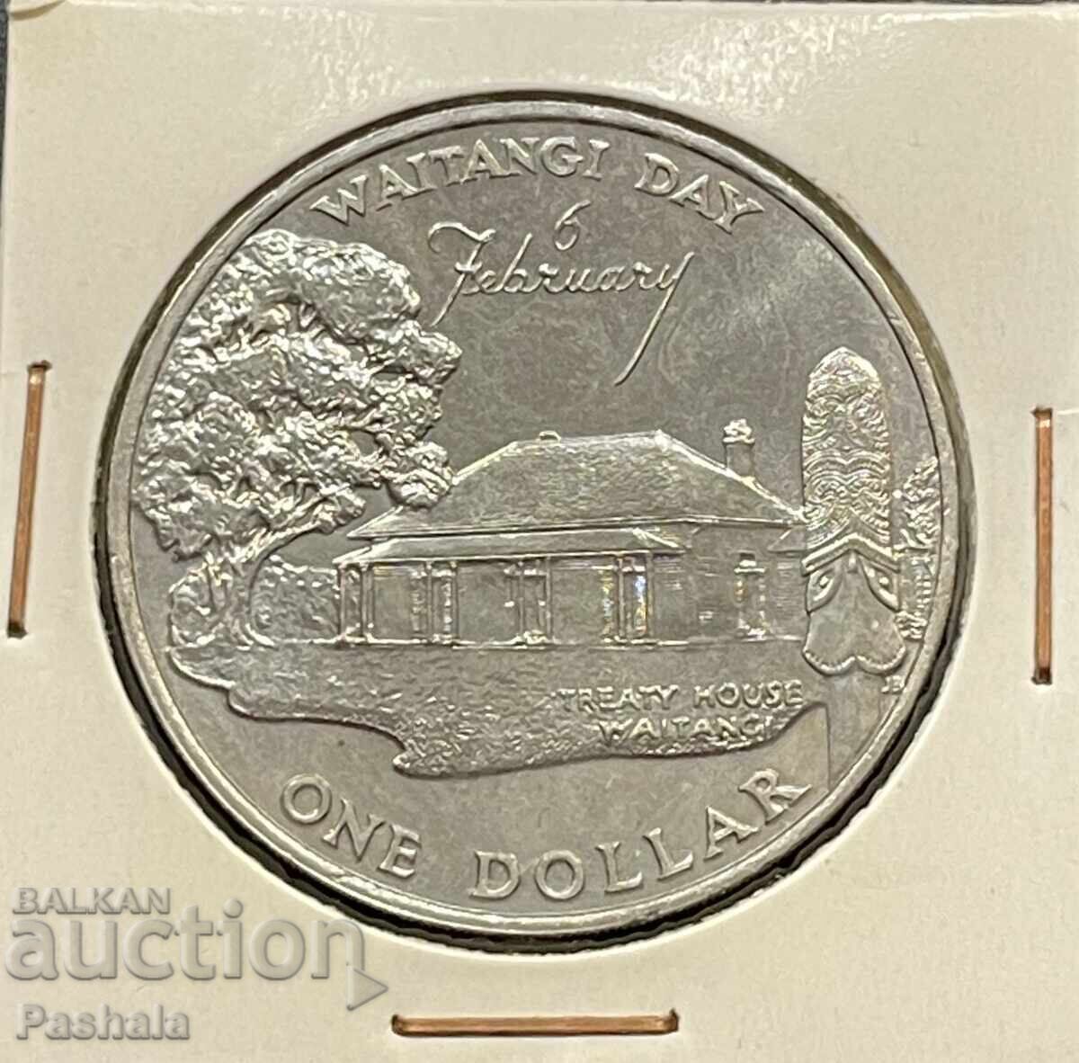 Нова Зеландия  1 долар 1977 г.