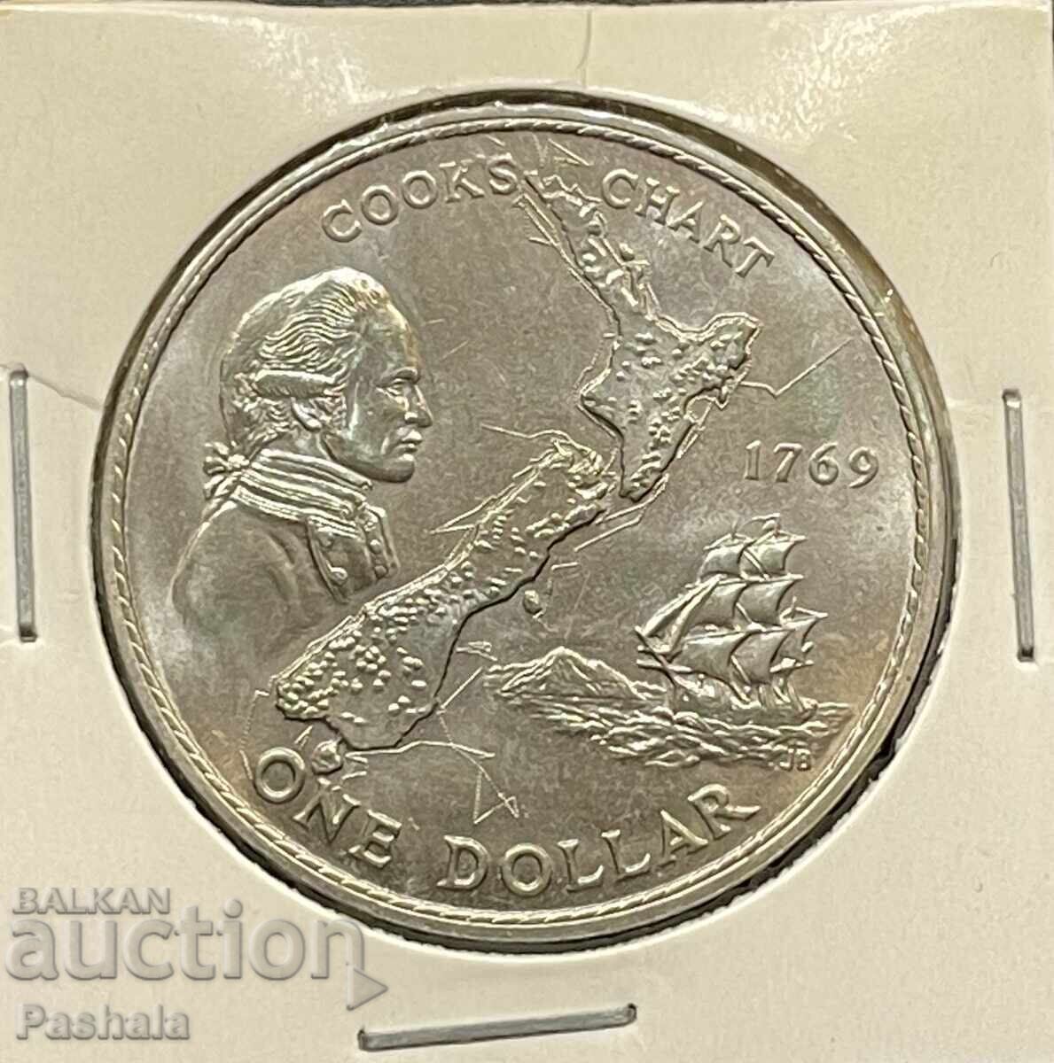 Νέα Ζηλανδία 1 δολάριο 1969
