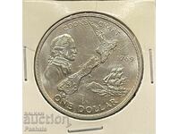 New Zealand 1 Dollar 1969