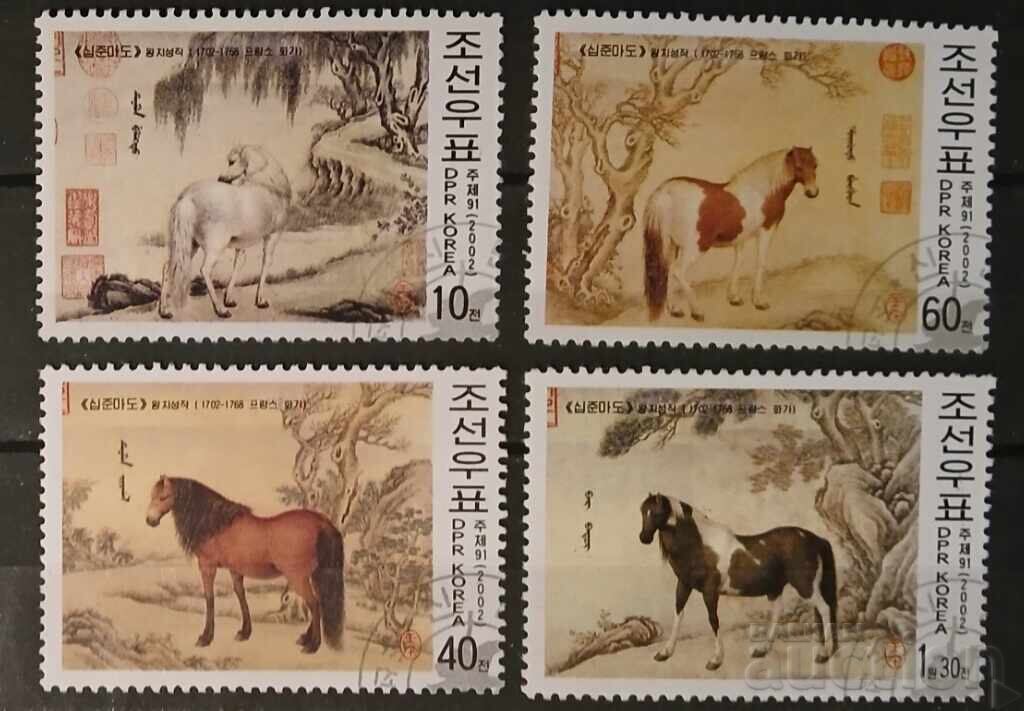 Coreea de Nord 2002 Faună/Cai Coreea de Nord 2002 Faună/Cai