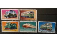 Coreea de Nord 1976 Locomotive