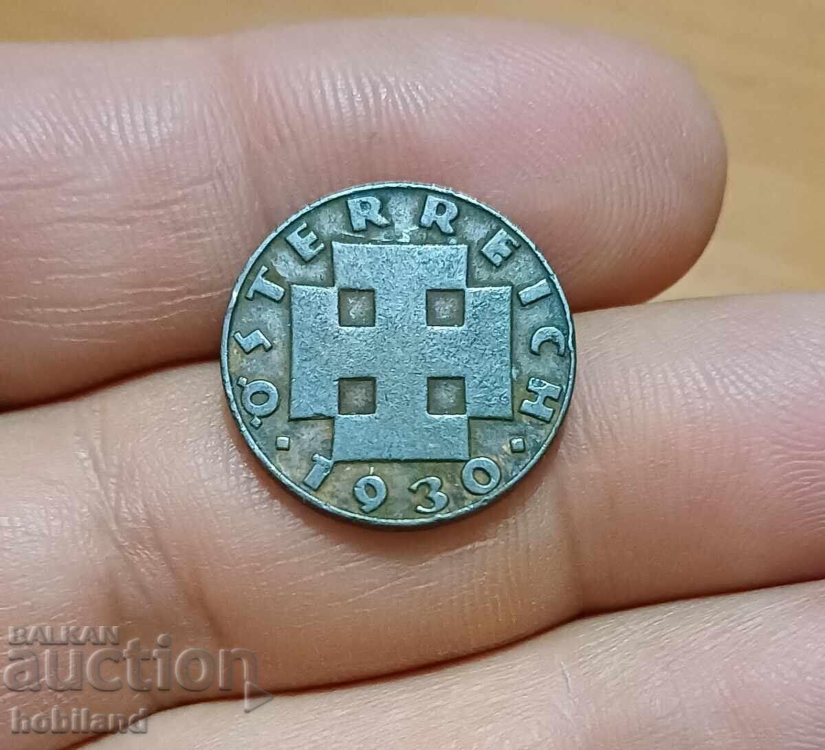 2 гроша Австрия 1930 с цена 2.50 лв. | € 1.28