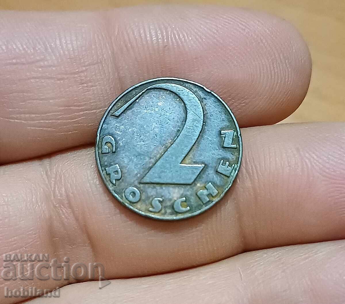 2 гроша Австрия 1930