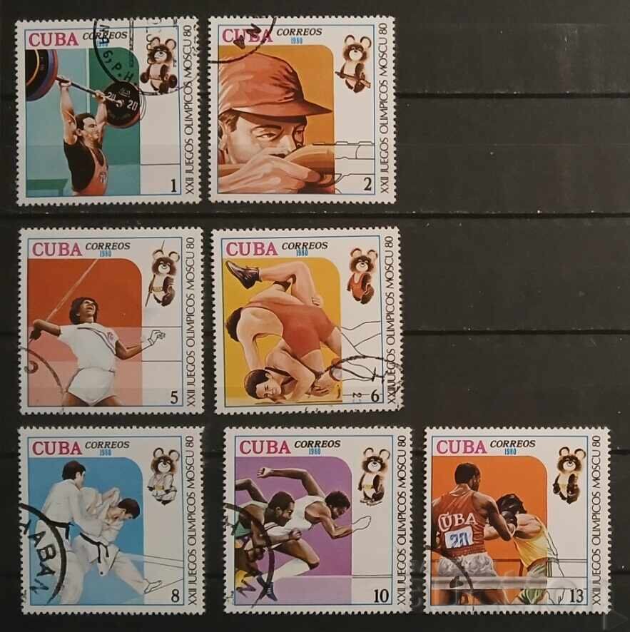 Κούβα 1980 Αθλητισμός/Ολυμπιακοί Αγώνες Κούβα 1980 Αθλητισμός/Ολυμπιακοί Αγώνες