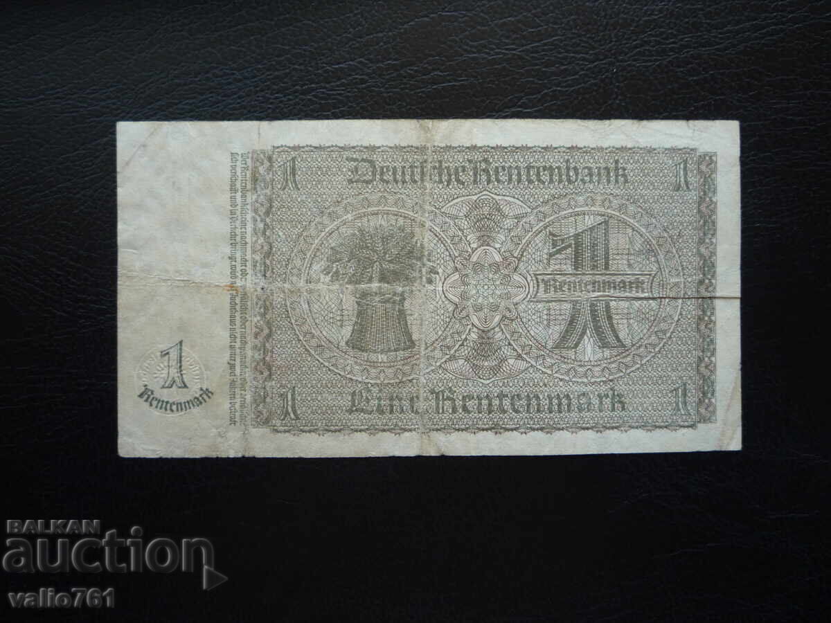 GERMANY 1 RENTEN MARK 1937 with price 4.00 BGN | € 2.05