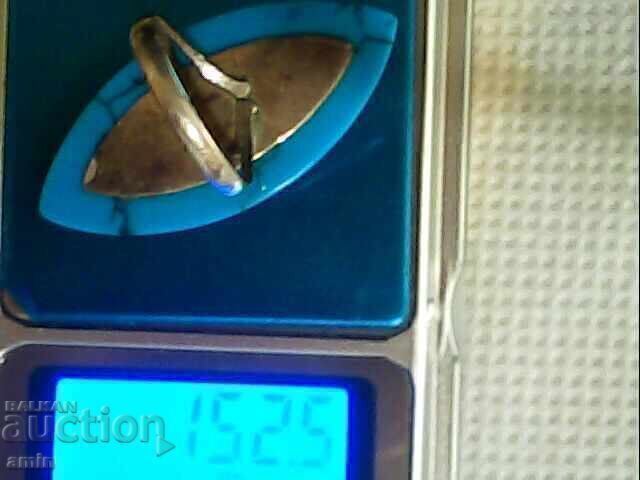 Ασημένιο δαχτυλίδι 925 με τυρκουάζ - 5