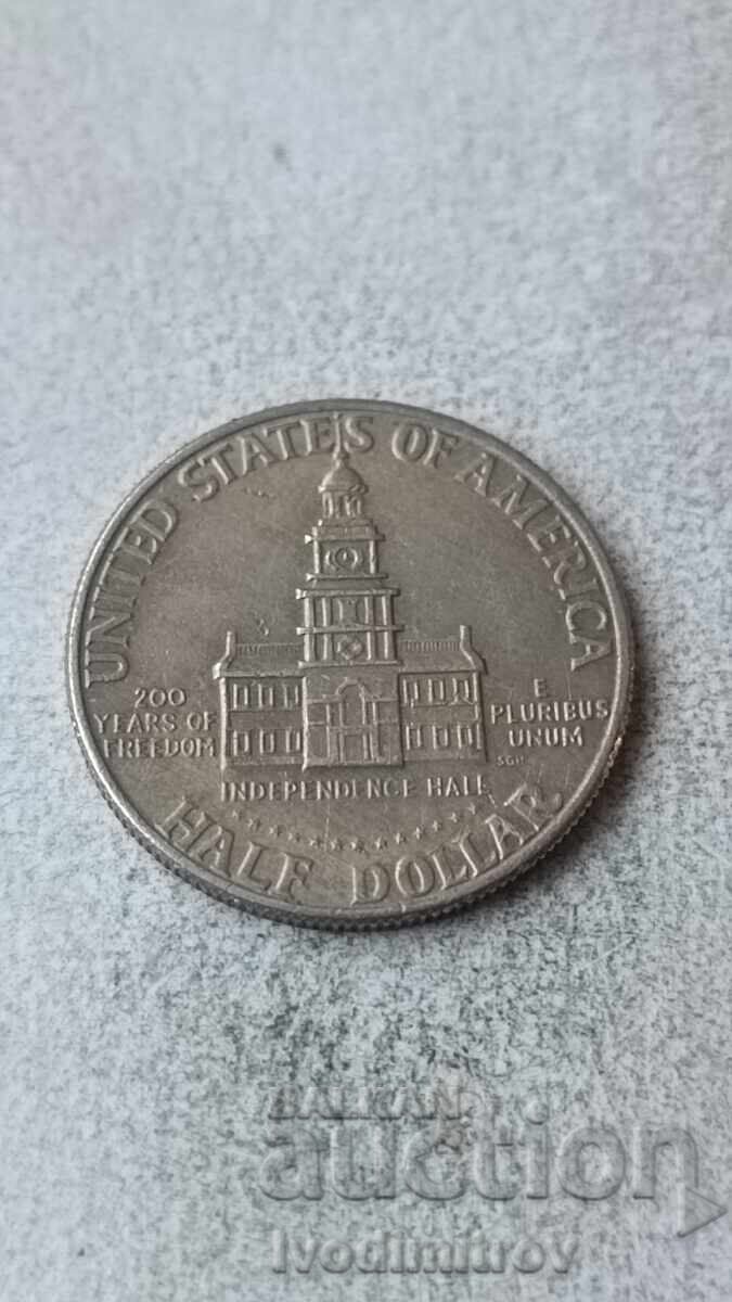 USA 1/2 Dollar 1976 200 Years of Independence