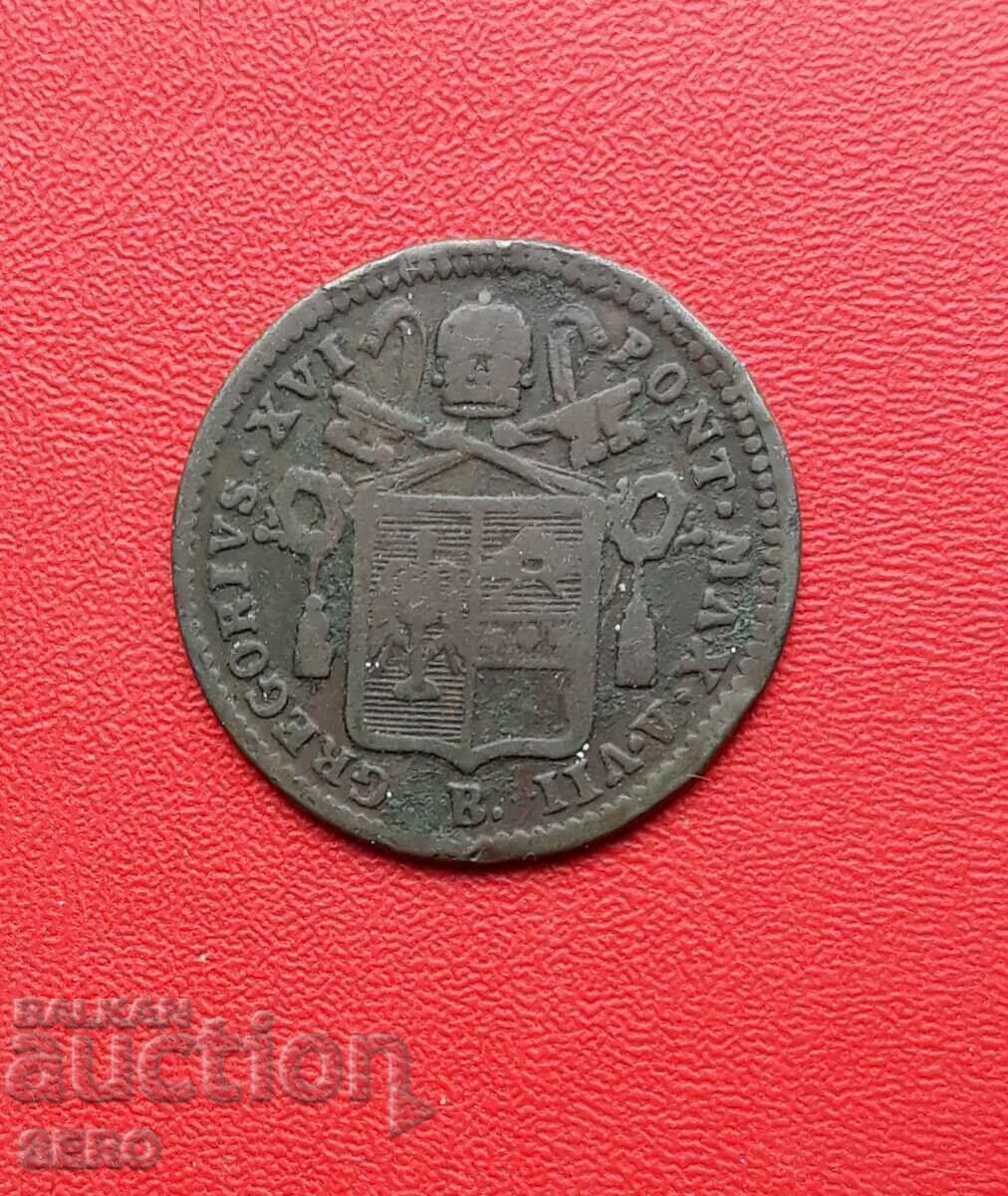 Vatican-1/2 bayocco 1837 In-Bologna with price 39.00 BGN | € 19.94
