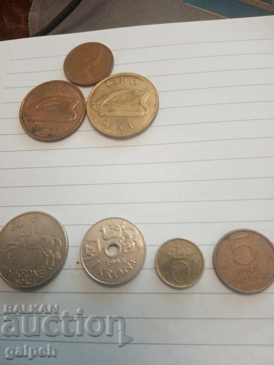 Auction  LOT COINS MIXED - 10 coins