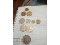 ЛОТ МОНЕТИ СМЕСЕН - 10 монети.