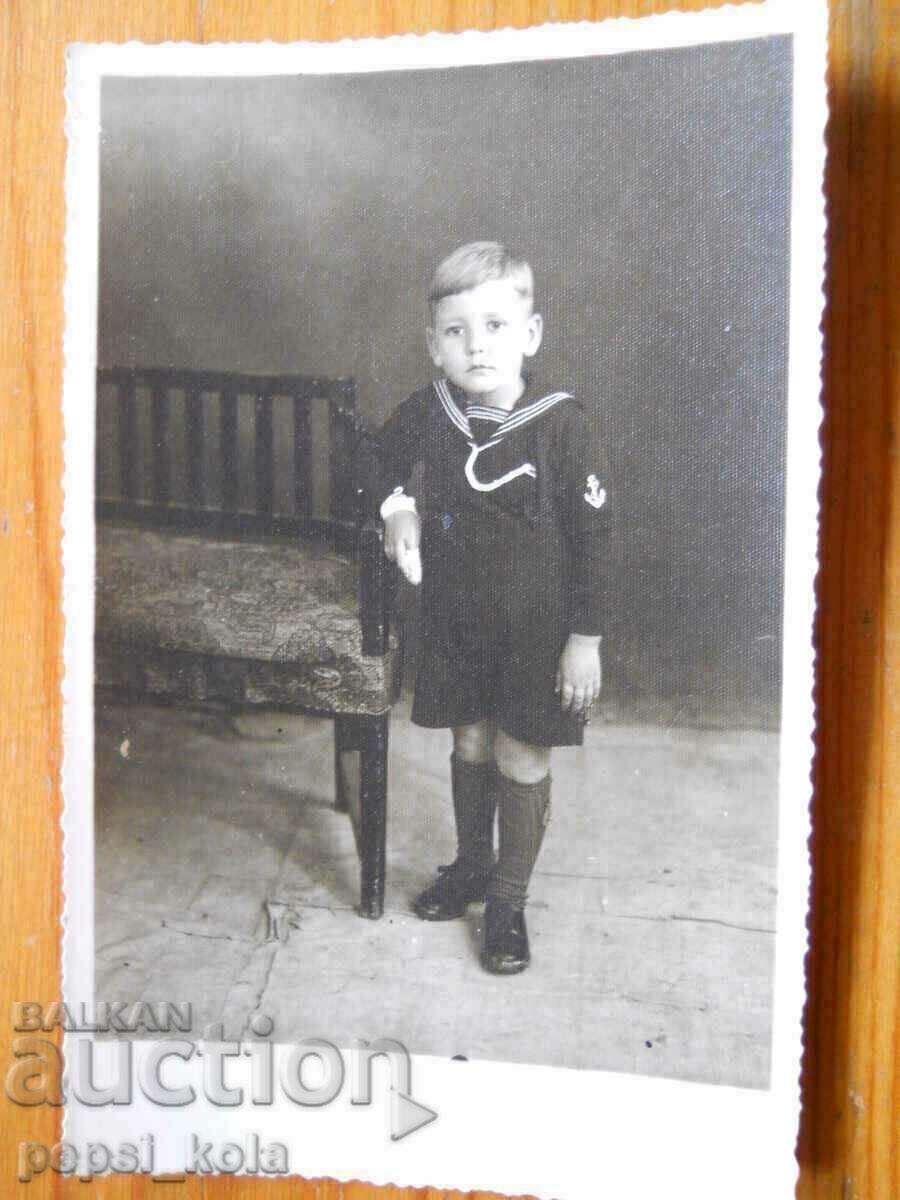 Fotografie veche de copil - 1940