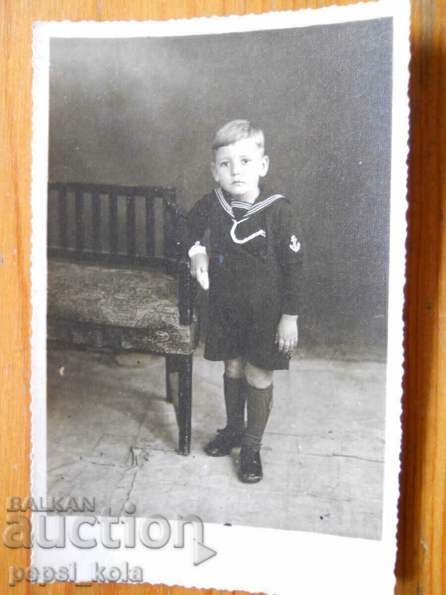 Fotografie veche de copil - 1940
