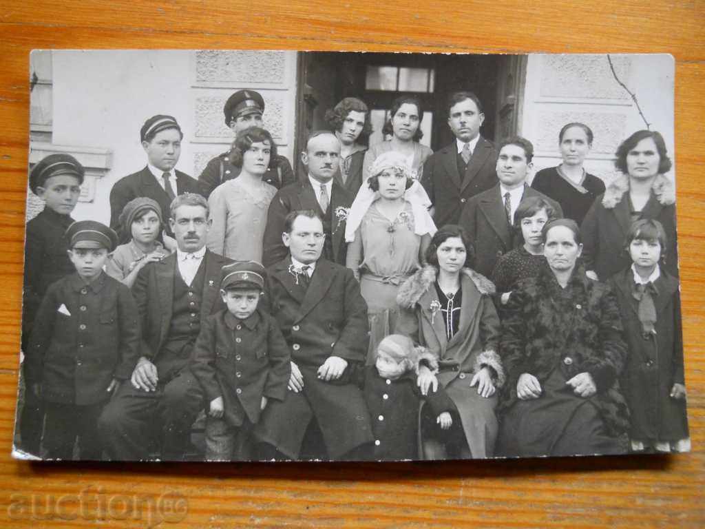 Παλιά φωτογραφία γάμου - καρτ ποστάλ