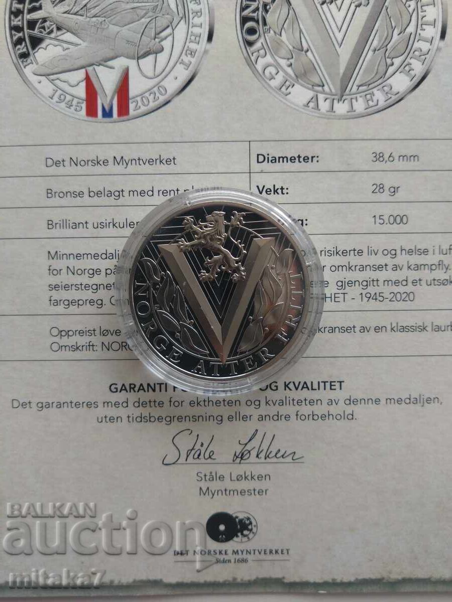 Livrarea Medalie Norvegia Livrarea Medalie Norvegia