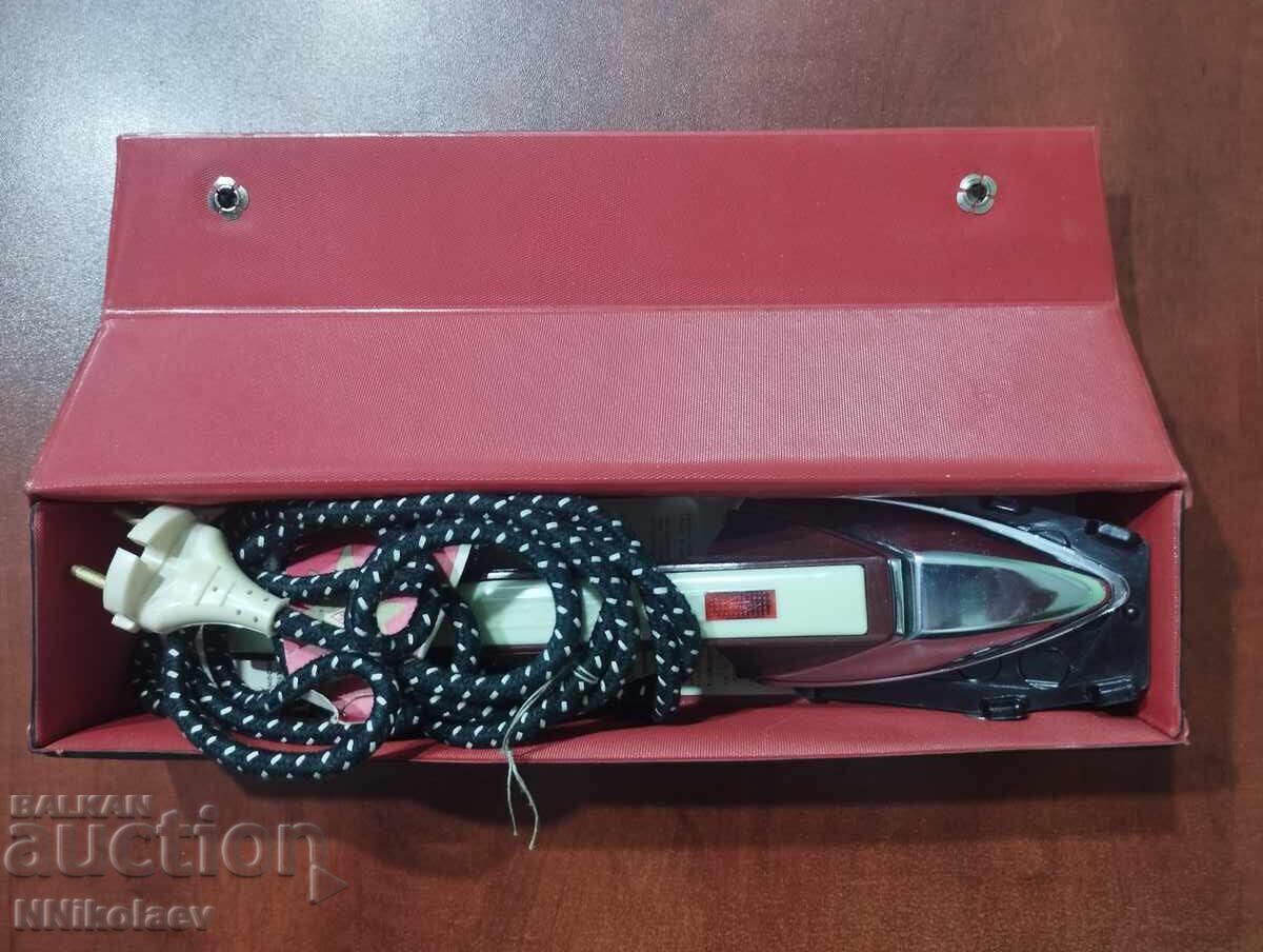 Nouă fier de călcat electric mini original funcțional din URSS