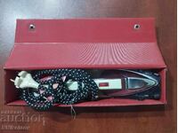 Nouă fier de călcat electric mini original funcțional din URSS