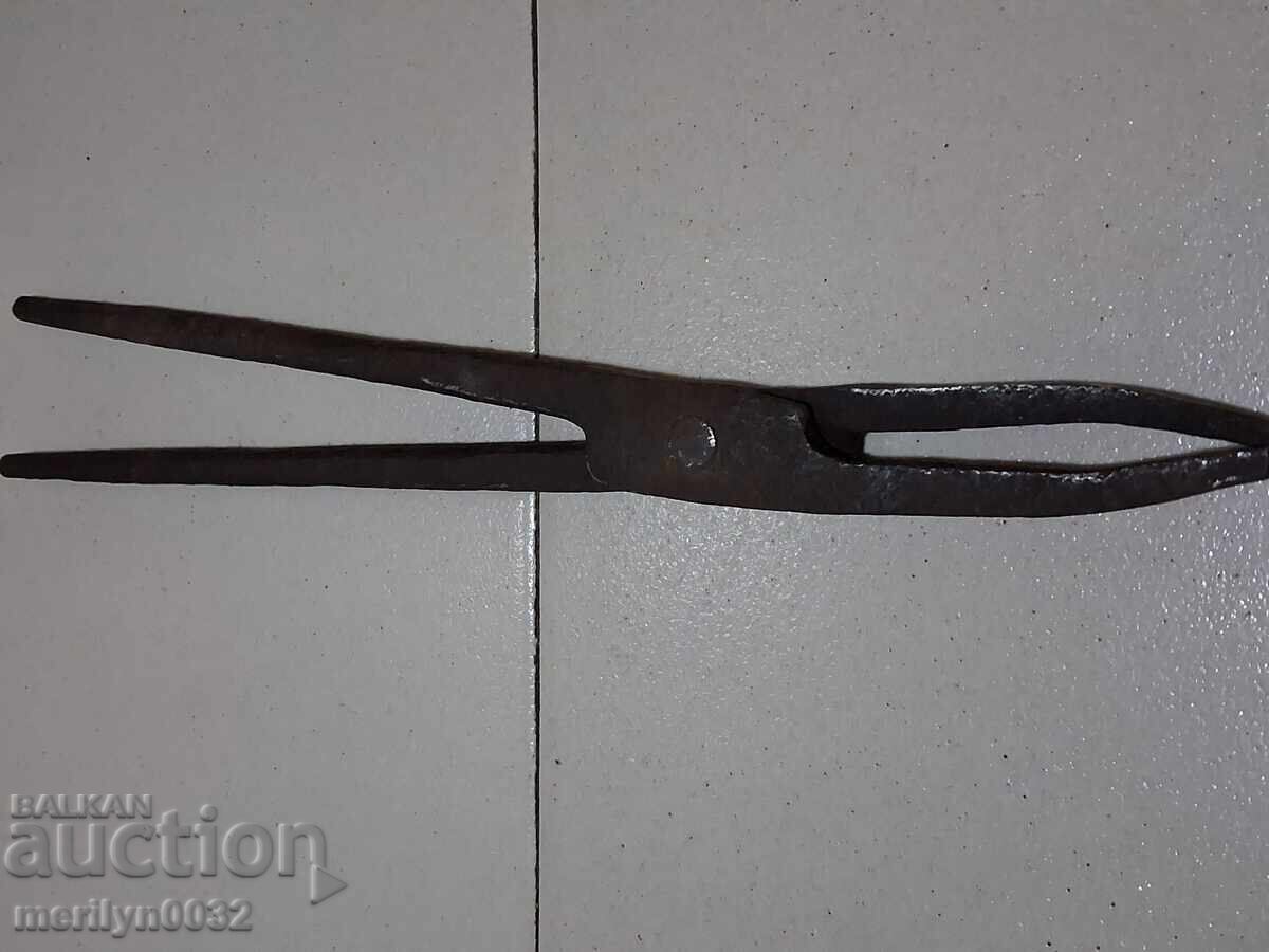 Clești vechi de fierar, șindrilă, fier forjat - 5 Clești vechi de fierar, șindrilă, fier forjat - 5