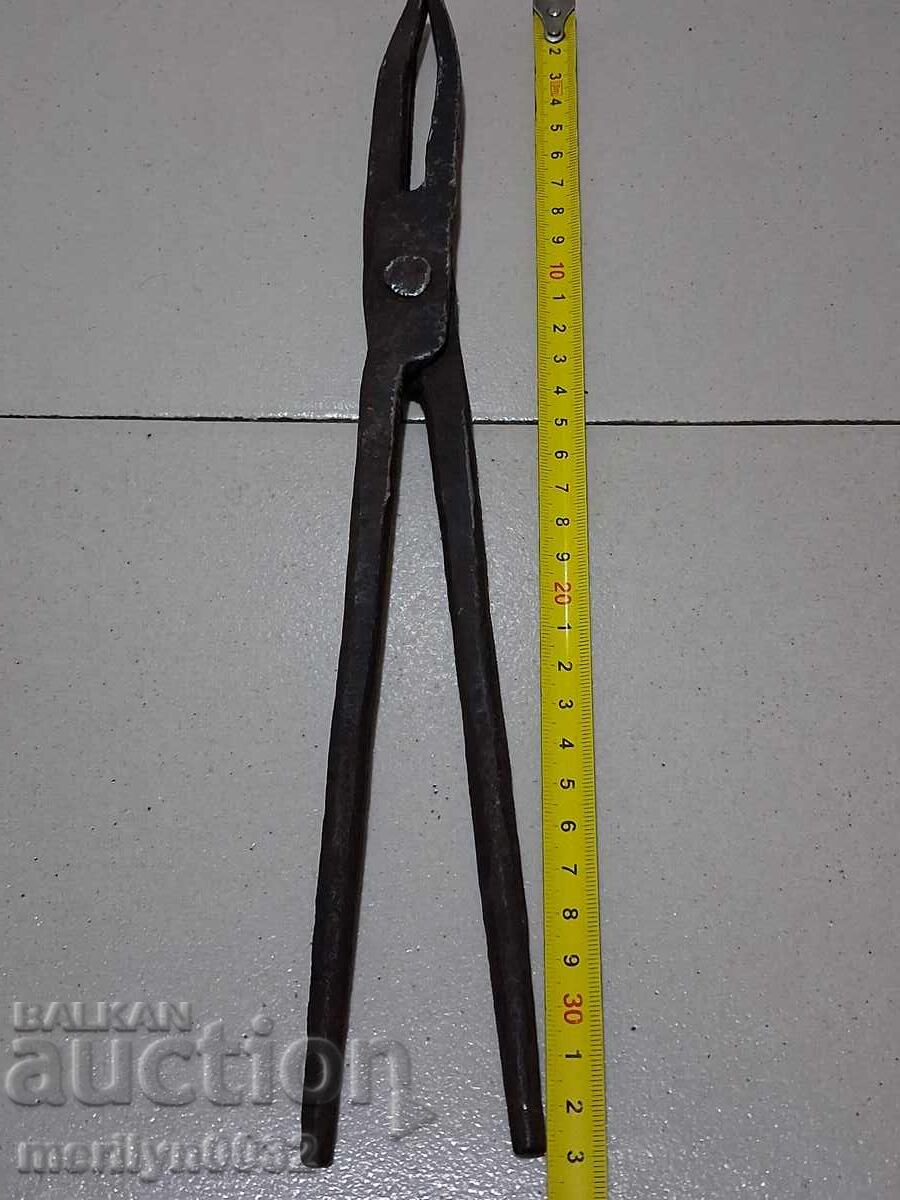 Clești vechi de fierar, șindrilă, fier forjat - 6 Clești vechi de fierar, șindrilă, fier forjat - 6